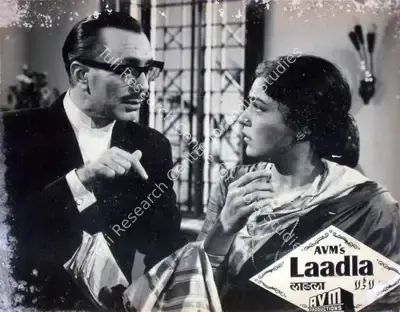 D. Rajagopal (Cinematographer), Laadla, 1966, Lobby Card