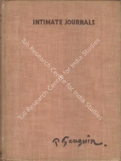 Van Wyck Brooks (Translator), Paul Gauguin's Intimate Journals, 1936, Edited Book