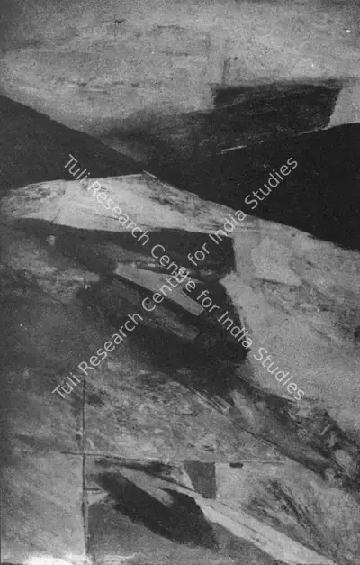 Ramkumar (Artist), Hills, 1973, Painting