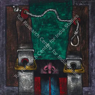 Satish Gujral (Artist), Serpent and the Rope, 1977, Painting