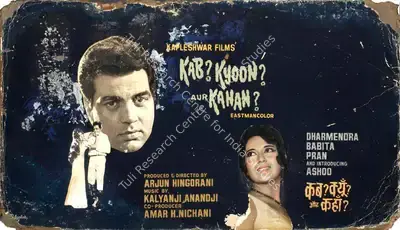 Arjun Hingorani (Producer), Kab Kyoon Aur Kahan, 1980, Showcard