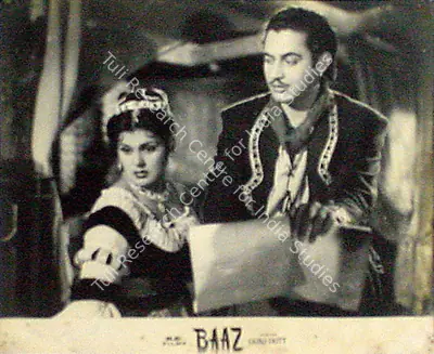 V.K. Murthy (Cinematographer), Baaz, 1953, Lobby Card