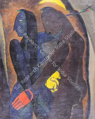 Biren De (Artist), Untitled, 1956, Painting