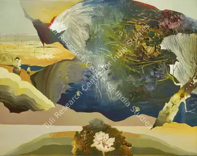 Dasgupta, Bimal (Artist). Untitled, 1992 | Painting, Pu.Mum/25.09.25, 2025 · Pundole