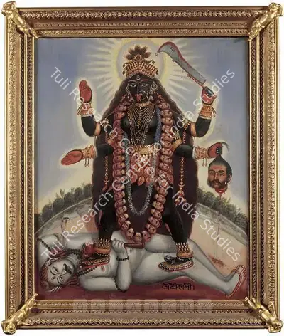 Mahendranath Mukhopadhyay (Artist), Sri Sri Kali, 1921, Painting