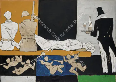 Husain, M.F. (Artist). OPCE 25, OPCE 3, OPCE 23, 2004 | Painting, Pu.Mum/12.06.25, 2025 · Pundole