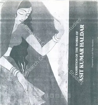 A.K. Haldar (Artist), Exhibition of the Works of Asit Kumar Haldar, 1990, Solo Exhibition Catalogue