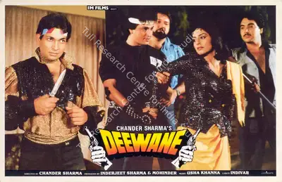 Inderjeet Sharma (Producer), Deewane, 1991, Lobby Card