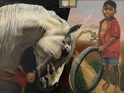Subba Ghosh (Artist), These are no Unicorns, 2022, Painting