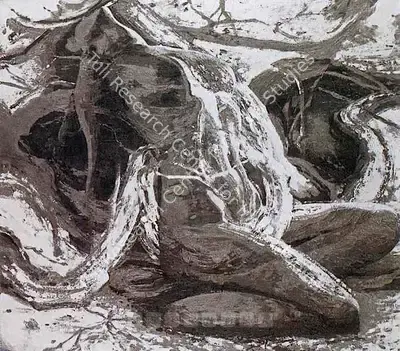 Anu Agarwal (Artist), At The Center Of Time, 2007, Painting
