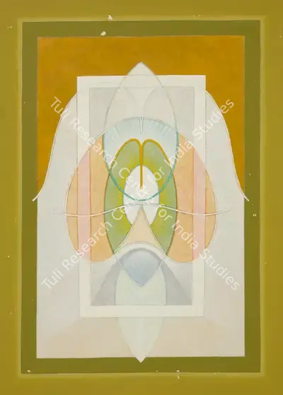 O.P. Sharma (Artist), Untitled, 1977, Painting