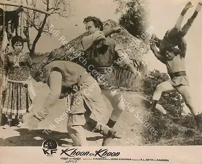 A.L. Sethi (Producer), Khoon Ka Khoon, 1966, Lobby Card