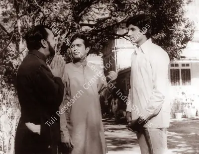 Jaywant Pathare (Cinematographer), Amitabh Bhachchan with Rajesh Khanna and Johnny Walker, 1970, Photographic Still