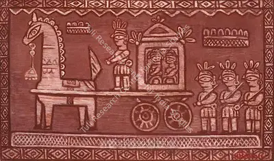 Jamini Roy (Artist), The Bridegroom's Procession, 1952, Painting