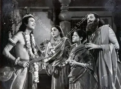 Dhirubhai Desai (Producer), Shuk Rambha, 1953, Photographic Still