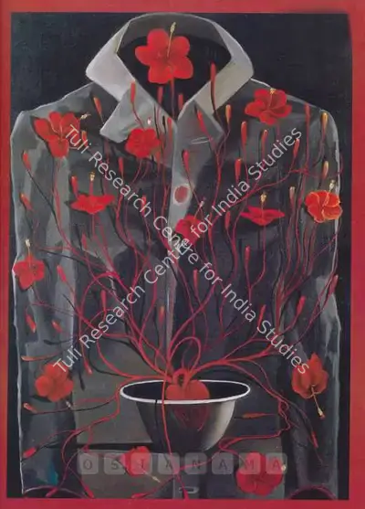 Surendran Nair (Artist), Pyasa (For Guru Dutt), 2000, Painting