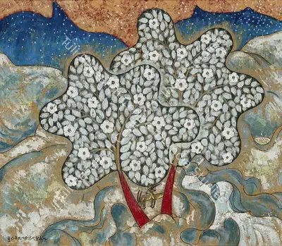 A.A. Almelkar (Artist), Untitled, 1957, Painting