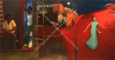 Vivan Sundaram (Artist), Passage, 1981, Painting