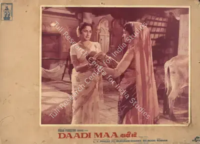 Dwarka Divecha (Cinematographer), Daadi Maa, 1966, Photographic Still Mounted on Lobby Card