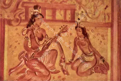 Nandalal Bose (Artist), Natir Puja, 1942, Painting