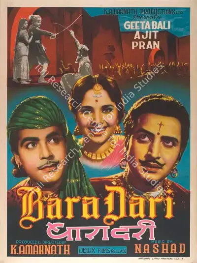 K. Amarnath (Producer), Bara Dari, 1955, Full Sheet Poster