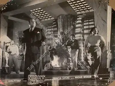 Naresh Saigal (Director), Night Club, 1958, Lobby Card