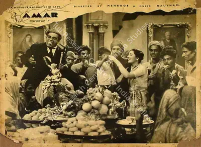 Faredoon A. Irani (Cinematographer), Amar, 1954, Lobby Card