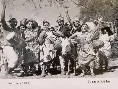 Kishore Sahu (Producer), Nadiya Ke Par, 1948, Lobby Card