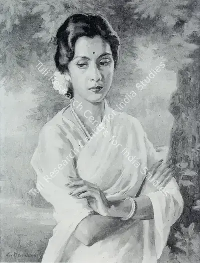 Gopal Deuskar (Artist), Maharasthtrian Belle, Painting