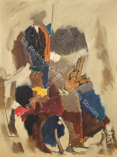 M.F. Husain (Artist), Untitled, 1967, Painting