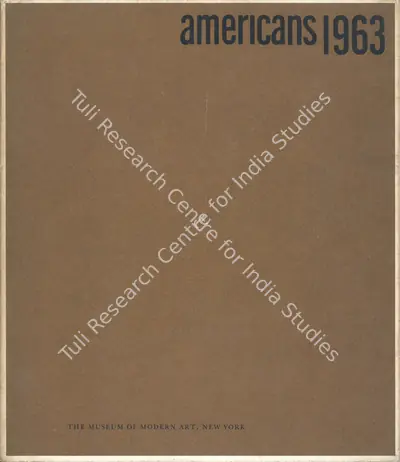 The Museum of Modern Art (Organiser), Americans 1963, 1963, Group Exhibition Catalogue