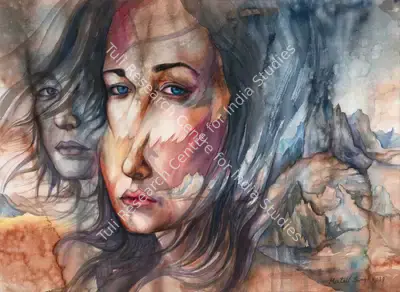 Meetali Singh (Artist), Shadow, 2019, Painting