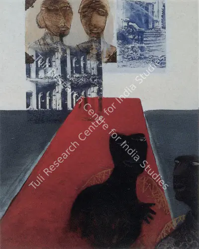 Veena Bhargava (Artist), Deva Dwar Series VII, 1995, Painting