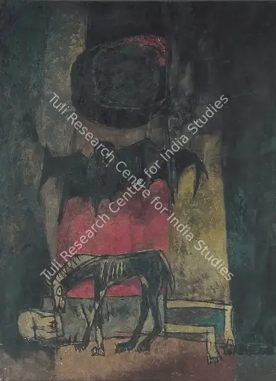 Isha Mahammad (Artist), A Music from Inferno, 1969, Painting