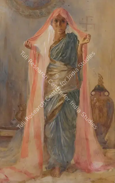 M.R. Acharekar (Artist), Shringar, 1937, Painting
