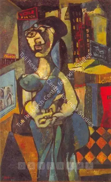 Sajal Roy (Artist), Paris, Painting