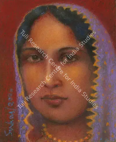 Suhas Roy (Artist), Radha, 2000, Painting