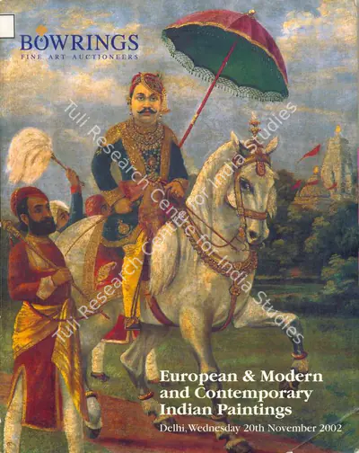 Bowrings (Auction House), European and Modern and Contemporary Indian Paintings, 2002, Auction Catalogue