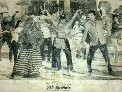 Natwarlal (Producer), Ham Diwane, 1965, Lobby Card