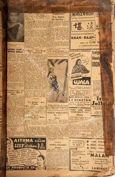 National's "Nirdosh" at the Swastik, 1942, Film Review