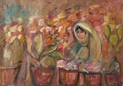 N.S. Bendre (Artist), Kashmir Series, 1941, Painting