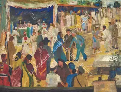 Ara, K.H. (Artist). Untitled, c.1945 | Painting, AG.Mum/26.09.24, 2024 · Asta Guru