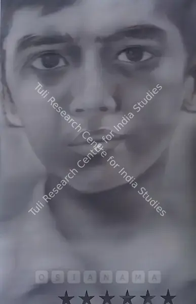 Riyas Komu (Artist), Black And White II, 2007, Painting