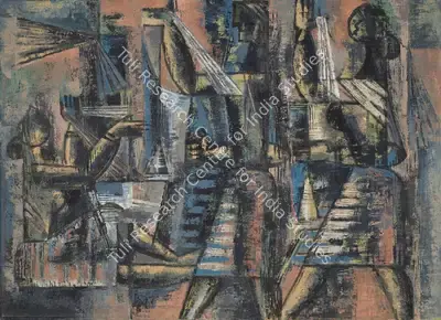Mondal, Rabin (Artist). Spinning, n.d. | Painting, Ch.NeY/25.03.25, 2025 · Christie's