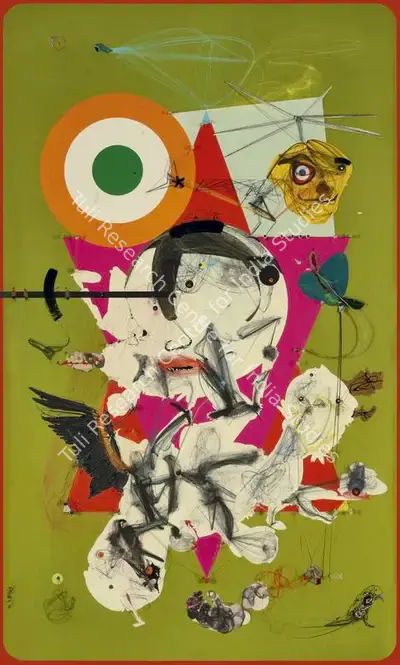 Aditya Pande (Artist), Centripetallar Desire, 2011, Painting