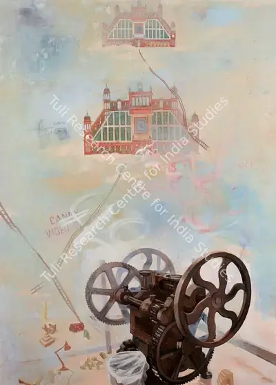 Arunanshu Chowdhury (Artist), Heritage Tour Guide-1, 2007, Painting