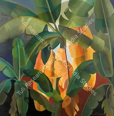 Senaka Senanayake (Artist), Banana Grove, 2014, Painting