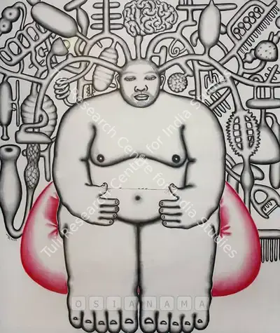 Reji Arackal (Artist), Untitled, 2007, Drawing