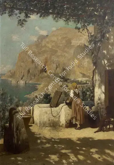 Horace Van&nbsp;Ruith (Artist), View of Capri, Painting