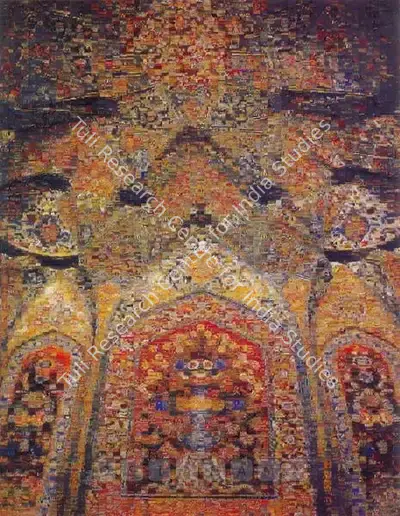 Rashid Rana (Artist), Re-Ornamented Ii, 2004, Print